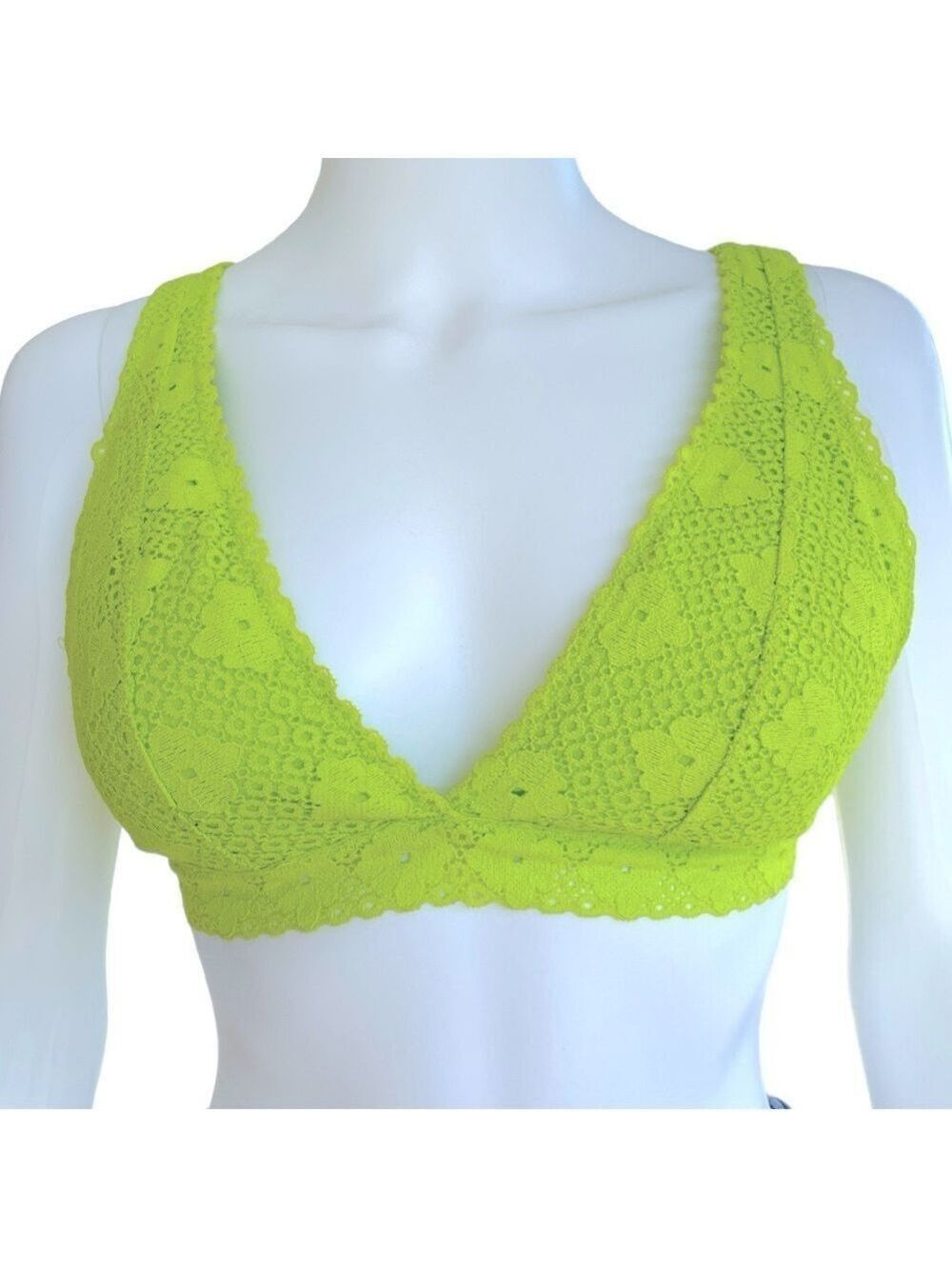 NEW Aerie Bralette Lime Green Size Medium